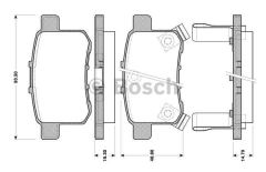 Bosch 986494338 Fren Balatası Arka Accord 2008 Sonrası Mek.Vıt.