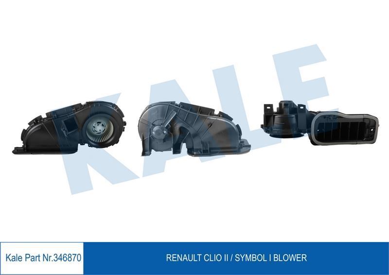 Kale 346870 Kalorifer Motoru Clıo Iı