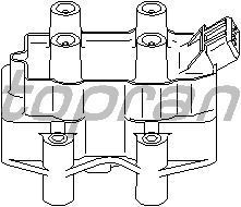 Topran 206638755 Ateşleme Bobini Astra F 95-98 Vectra A B 94-99 2