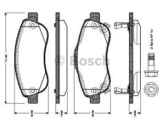 Bosch 986494379 Fren Balatası Ön Cr-V 07-12