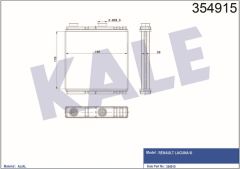 Kale 354915 Kalorifer Radyatörü Laguna Iıı 07-15
