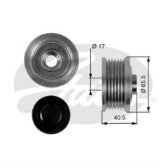 Gates Oap7032 Alternatör Kasnağı Doblo / Astra H 1.9 Jtd 1.9 Cdtı