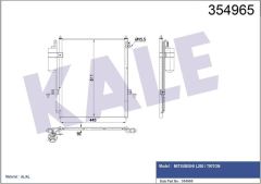 Kale 354965 Klima Kondenser L200-Trıton