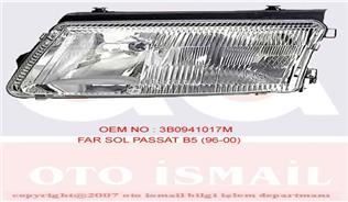 Hella 1Af007620-051 Far Sol Passat Varıant 96-00 Elektrikli Sıssı