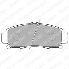 Delphi Lp1704 Fren Balatası Ön Cıvıc 07-11 Sedan Frv 2005 Sonrası Stream 0