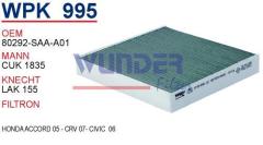 WUNDER WPK995 POLEN FİLTRESİ - HONDA JAZZ