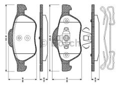 Bosch 986494439 Fren Balatası Ön Megane Iı 2005 Sonrası Scenıc Iı 05-