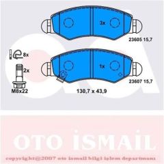 Bosch 986494458 Fren Balatası Ön Agıla 1.0 1.2 1.3 Cdtı 2000 Sonrası Suzuk