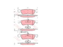 Trw Gdb1671 Fren Balatası Arka Transporter T5 03-