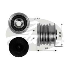 Gates Oap7092 Alternatör Kasnağı Mercedes C Serısı C180 C200 C250
