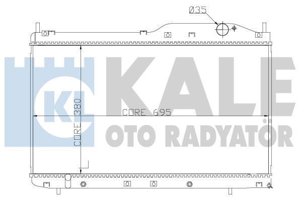 Kale 355300 Su Radyatörü Evanda 2002 Sonrası 2.0 16V At 374X698X26