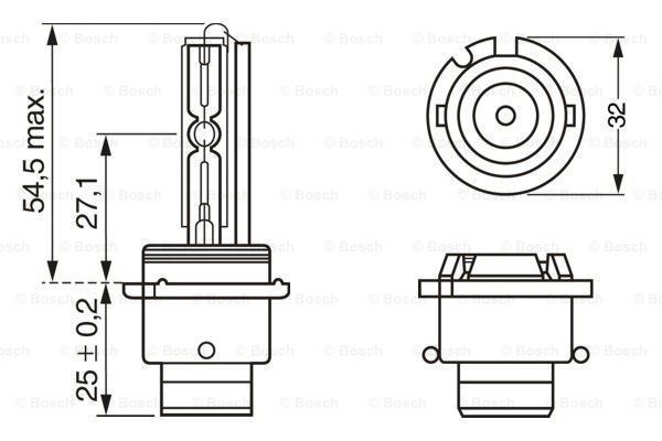 Bosch 1987302852 Xenon Far Ampulu Bm 2000 Sonrası Bm Xenon Eco - D2R - 35