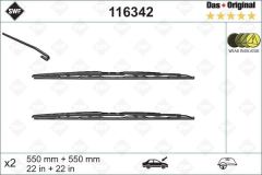 Valeo 116342 Cam Silgi Süpürgesı R25 / 306 / A4 A6 / Maxıma Swf 5