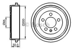 Bosch 986477133 Fren Kampanası Polo V 2009 Sonrası Polo IV 2001 Sonrası Fox 2005 Sonrası / A