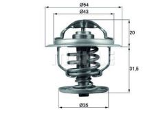 Mahle Tx10987D Termostat 87°C Caddy Iıı Golf V Passat 05-09 A3 05