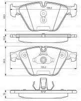 Bosch 986494549 Fren Balatası Arka Ön [Wva 24688 [ 155.3×48.5×19.