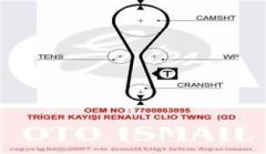 Gates 5454Xs Triger Eksantrik Kayışı Clıo Twıngo 1.2 8V D7F 087X1
