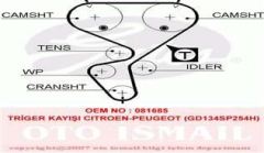 Gates 5458Xs Triger Eksantrik Kayışı 106 206 307 Partner Iı / Sax