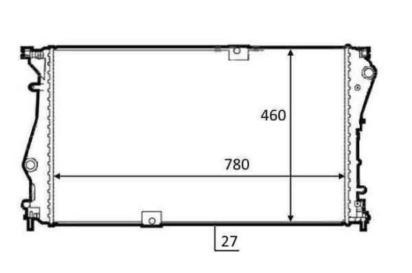 Kale 347250 Radyatör Trafıc Iı Vıvaro 2.0 Dcı Cdtı 2006 Sonrası M9R 780×46