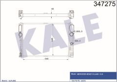 Kale 347275 Radyatör Mercedes E Class
