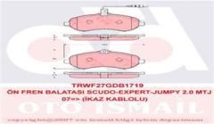 Trw Gdb1719 Fren Balatası Ön Fişli Scudo 2007 Sonrası / Expert Iı 2007 Sonrası / Ju