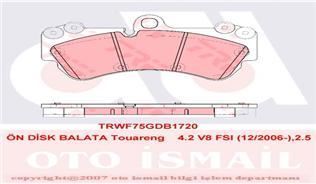 Trw Gdb1720 Fren Balatası Ön Touareg 7L 2002 Sonrası / Cayenne 02-