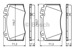 Bosch 986494576 Fren Balatası Ön Mercedes W211 E Serısı 2002 Sonrası W220