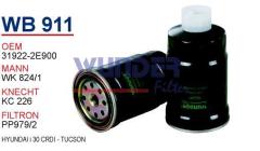 WUNDER WB911 MAZOT FİLTRESİ - HYUNDAi i 30 CRDI - TUCSON