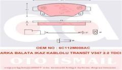 Trw Gdb1725 Fren Balatası Arka Fişli Transıt V347 06-