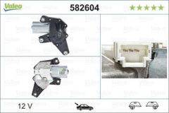 Valeo 582604 Silecek Motoru Arka Sandero 08-12 Duster 10-