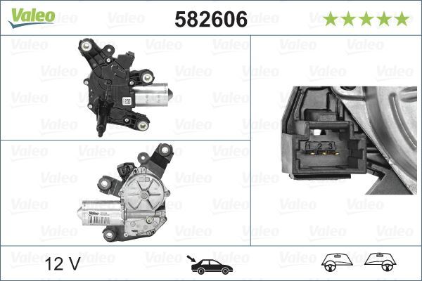 Valeo 582606 Silecek Motoru Dokker Lodgy 12-