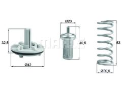 Termostat Komple 80C Golf V -Jetta 11-Touran 10-15 Fabıa 10-15 Ib