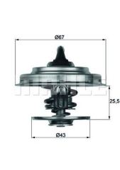 Mahle Tx1879D Termostat 79C Frontera 96-99 Voyager Jeep Grand Che