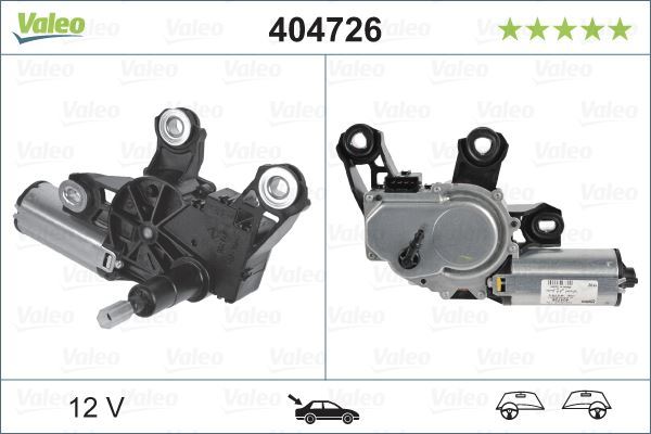 Valeo 404726 Silecek Motoru Arka Polo 01-08