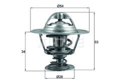 Mahle Tx20388D Termostat 88°C H100 2.4 2.5 93-00 -H1 Starex 2.5 T