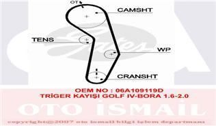 Gates 5489Xs Triger Eksantrik Kayışı Golf Iv Bora / A4 1.6 Akl 2.
