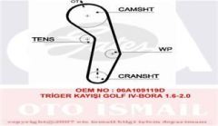 Gates 5489Xs Triger Eksantrik Kayışı Golf Iv Bora / A4 1.6 Akl 2.