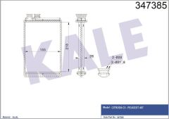 Kale 347385 Kalorifer Radyatörü P407-C5 Iıı-C6 04-