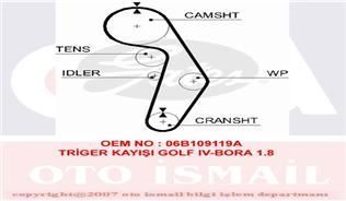 Gates 5491Xs Triger Eksantrik Kayışı Golf Iv Bora Passat / A4 A6