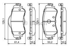Bosch 986494690 Fren Balatası Ön C4  2010 Sonrası Ds4 11-