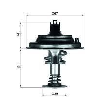 Mahle Tx2680D1 Termostat Mercedes-Benz S-Class W140 80C