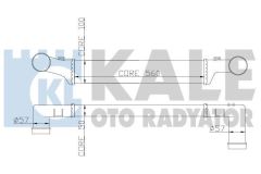 Kale 347400 Turbo Radyatörü E 200E 220E 250E 290 560X113X50