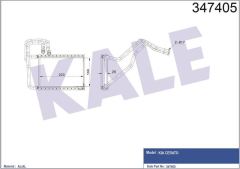 Kale 347405 Kalorifer Radyatörü Cerato 04-