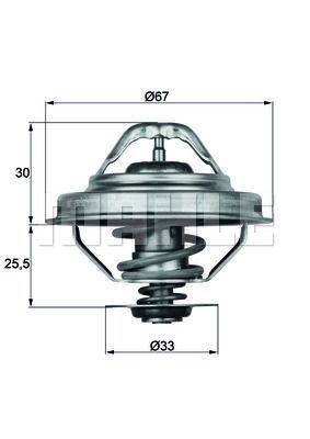 Mahle Tx2888D Termostat Bmw 3 E36 88C