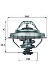 Mahle Tx2888D Termostat Bmw 3 E36 88C
