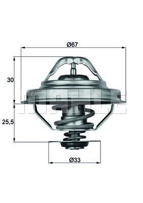 Mahle Tx2892D Termostat Bmw M52 92 Lık 316I 1998-2000 E46 316I 318I 9
