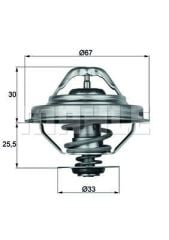 Mahle Tx2892D Termostat Bmw M52 92 Lık 316I 1998-2000 E46 316I 318I 9