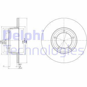 Delphi Bg2297 Fren Diski Ön 90-110 83-90 Defender 1990 Sonrası Dıscovery 8
