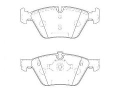 Bosch 986494705 Fren Balatası Ön Bmw 1  E81 E87 E88 Bmw 3  E90 E9