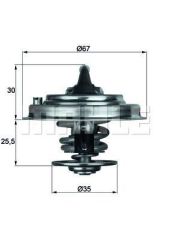 Mahle Tx3080D Termostat 80C Cayenne Touareg 3.2 Fsı